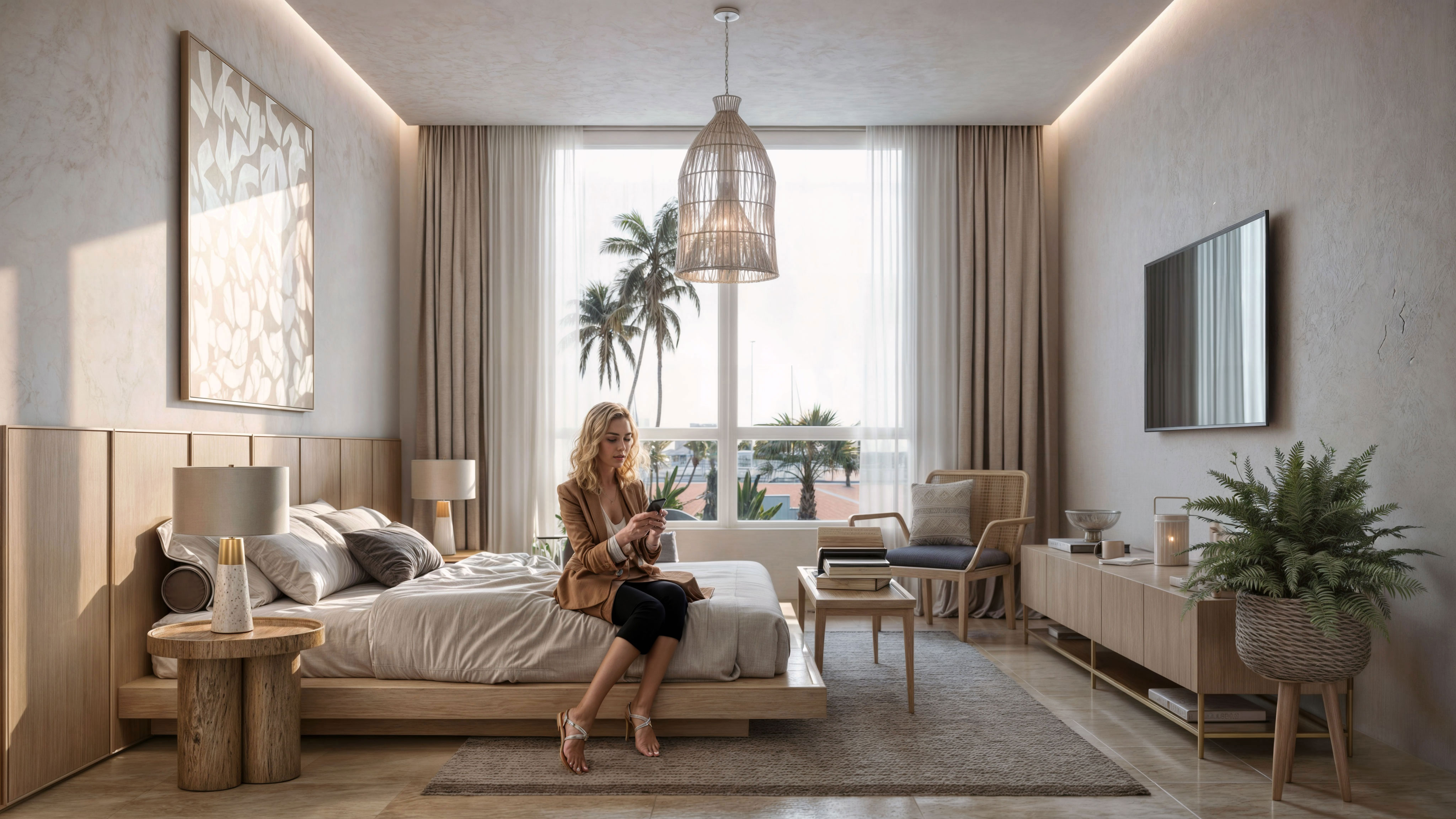 T700 Interior Bedroom Rendering