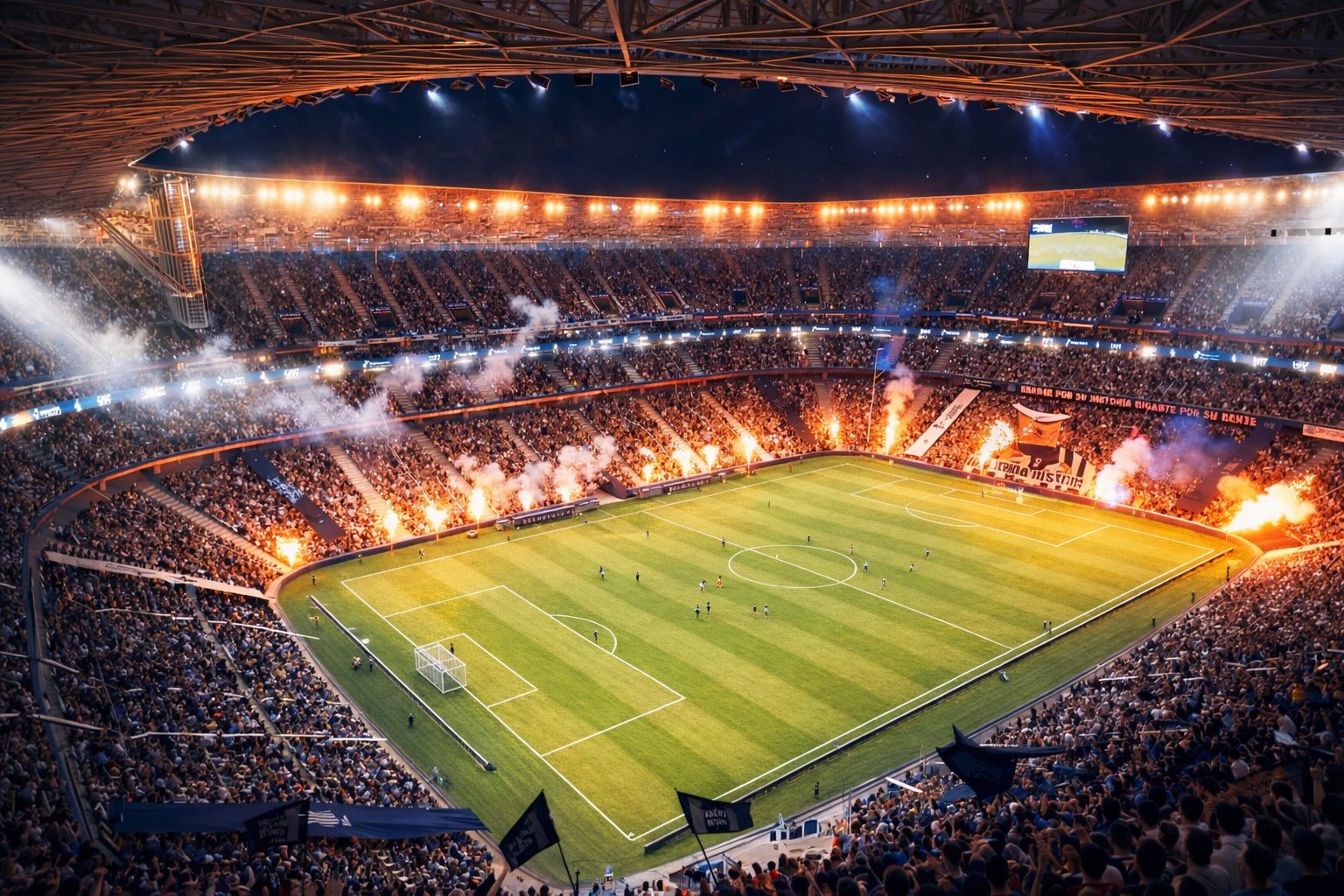 Interior espectacular del Estadio Talleres