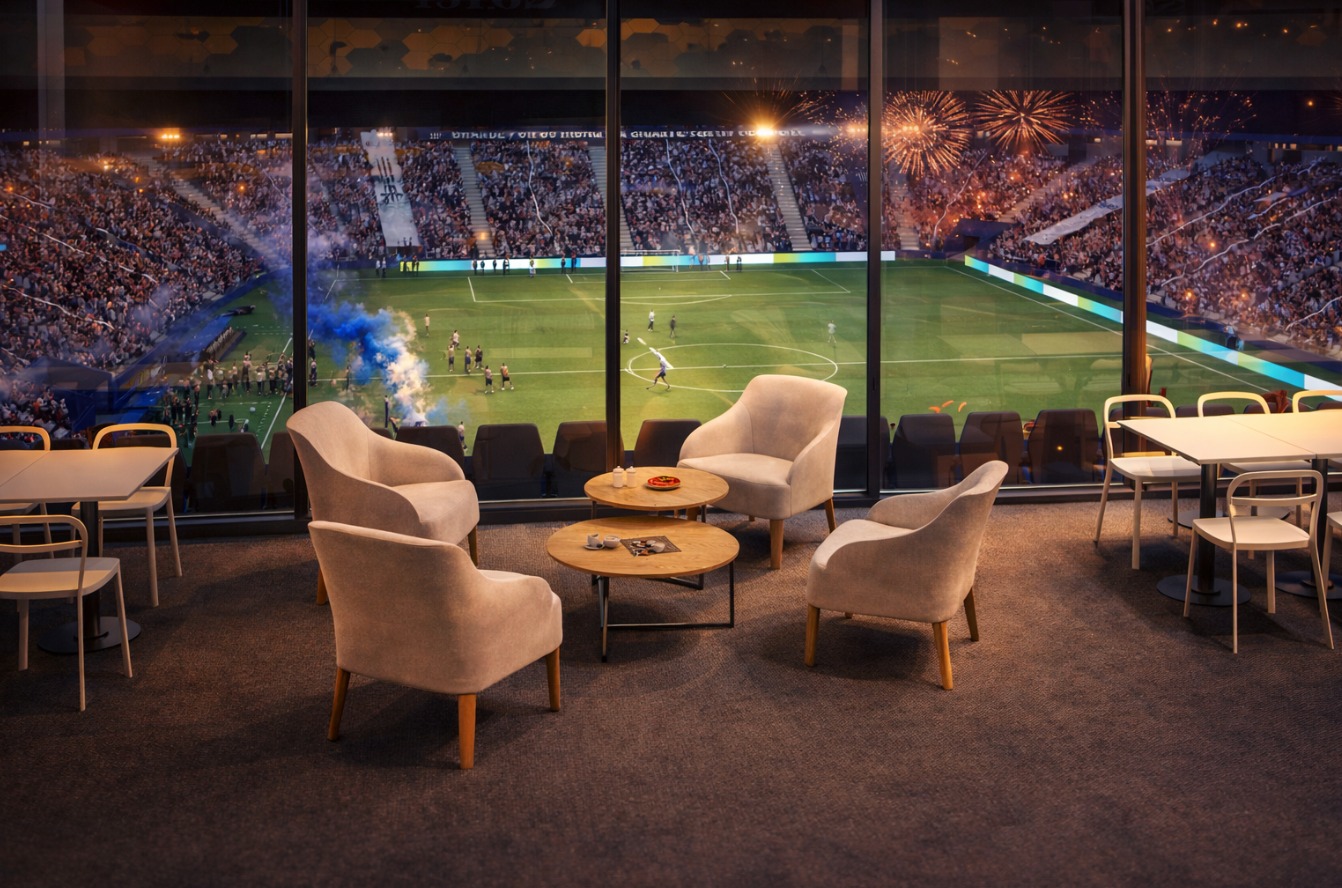 Área de estar Palco VIP